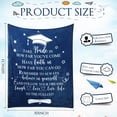 thumbnail image 2 of 50 x 60 Inches Graduation Gifts for Her Him Lightweight Graduation Blanket Class of 2024 Throw Blanket Soft Graduation Decorations for Graduation Party Supplies Bed Couch, 2 of 5