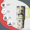 thumbnail image 4 of 40oz Softball Mom MaMa Tumbler with Handle, Mothers Day Gift for Woman, Sports Coach Insulated Stainless Steel Cup with Lid and Straws, Reusable Travel Coffee Mug Water Bottle, 4 of 6