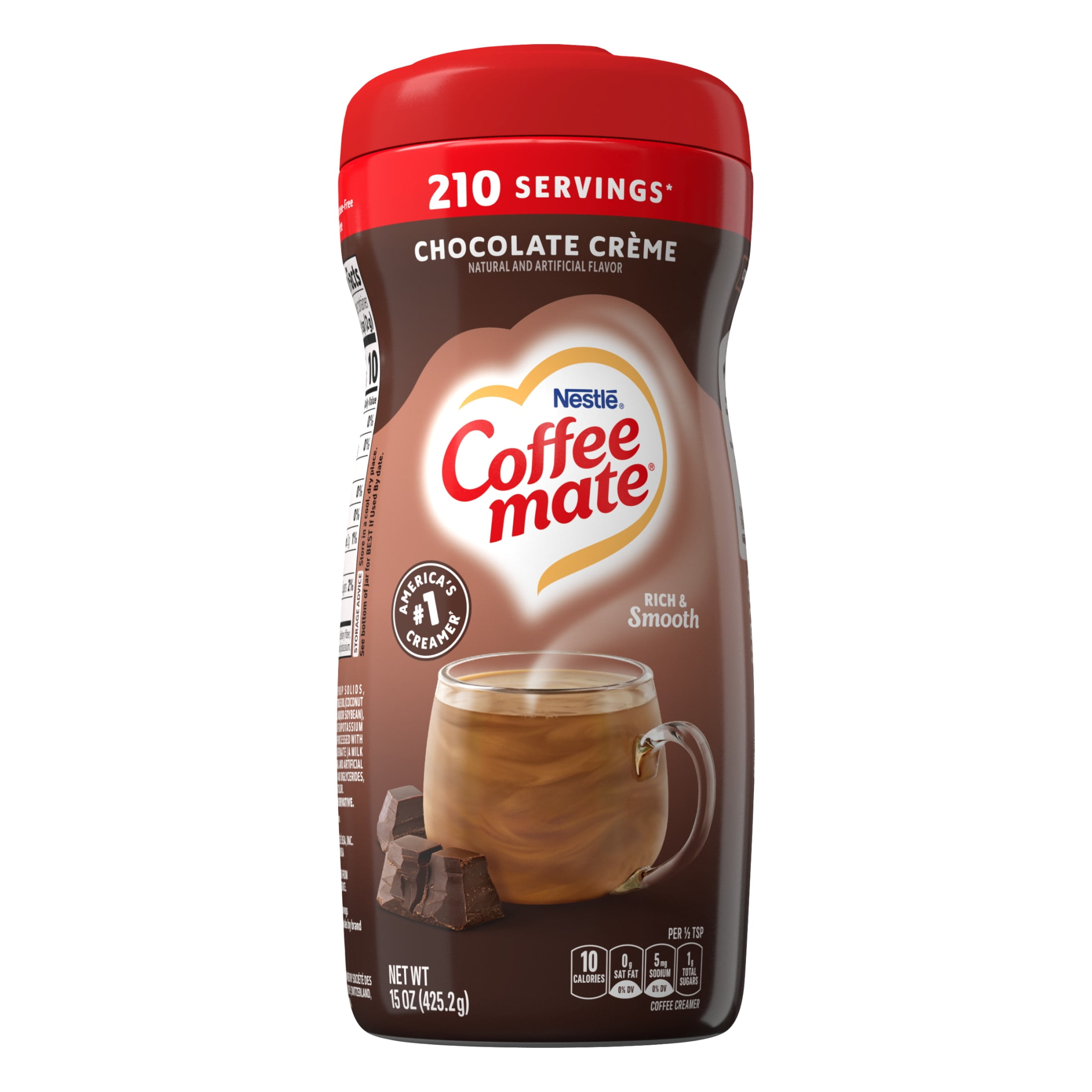 (3 pack) Coffee mate Chocolate Crème Powder Coffee Creamer, 15 oz