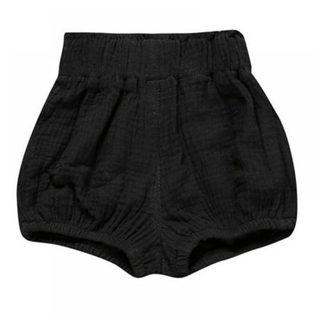 

Baby Girls Boys Cotton Linen Blend Cute Bloomer Shorts Loose Infant Toddler Harem Shorts Diaper Cover