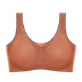 thumbnail image 2 of Hrsba Womens Plus Size Bra,Women's Fashion New Solid Color Back Beauty Sports Bra Thin Belt Shockproof Underwear,Womens Casual Summer Bra,Womens Bra, 2 of 3