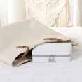 thumbnail image 4 of Unique Bargains Travel Jewelry Box with Mirror Portable PU Leather Jewelry Organizer White, 4 of 7