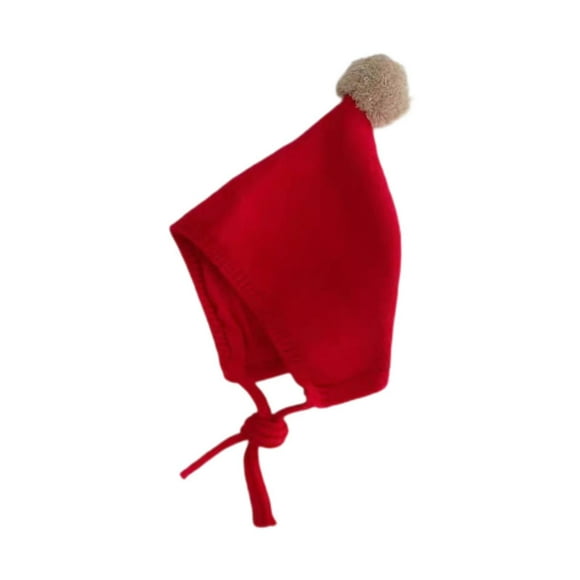 Gorro protector para los oídos para bebés, adorable, suave, cómodo y cálido para bebés. rojo