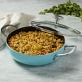 thumbnail image 4 of Infuse 3Qt Nonstick Aluminum Covered Caldero Saute Pan, Aqua, 4 of 6