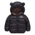 thumbnail image 5 of GYRATEDREAM Baby Boys Girls Bear Ears Shape Fleece Warm Hoodies Coat Toddler Zip-up Light Jacket Sweatshirt Outwear for 5-6Y Green, 5 of 7