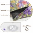 thumbnail image 6 of Round Rugs 6Ft, Purple Yellow Spring Floral Round Area Rug Washable Indoor Throw Carpet, Summer Botanical Birds Soft Non Slip Circle Rug for Office Cabinet Home Decor Aesthetic, 6 of 8