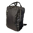 thumbnail image 2 of Personalized Heather Black Grey Deluxe Laptop Backpack Heather Charcoal - No Embroidery, 2 of 6
