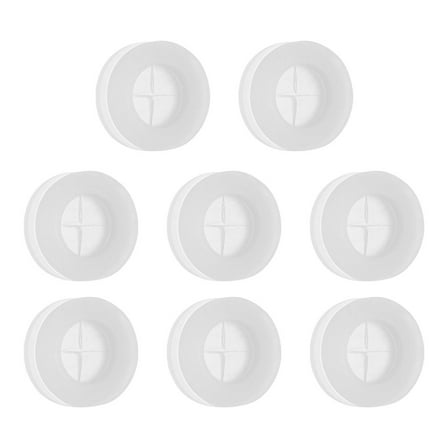 NICEXMAS Straw Fixing Plugs 8Pcs Silicone for Soda Can Lid Seal Holes Outdoor