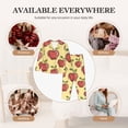 thumbnail image 7 of Saiise Apple Print Women Soft Pajama Sets,Long Sleeve Sleepwear Button Up 2-Piece Pjs Lounge Sets-Large, 7 of 7
