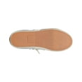 thumbnail image 4 of Dolce Vita Zina Leather & Twill Sneaker, 9.5, Silver, 4 of 5