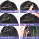 thumbnail image 4 of Herramienta de extensión de cabello con alambre, 12 accesorios para el cabello con purpurina de colores mezclados, 4 of 5