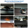 thumbnail image 5 of For Honda CR-V 2007 2008 2009 2010 2011 Black Retractable Trunk Cargo Cover Luggage Sha, 5 of 6