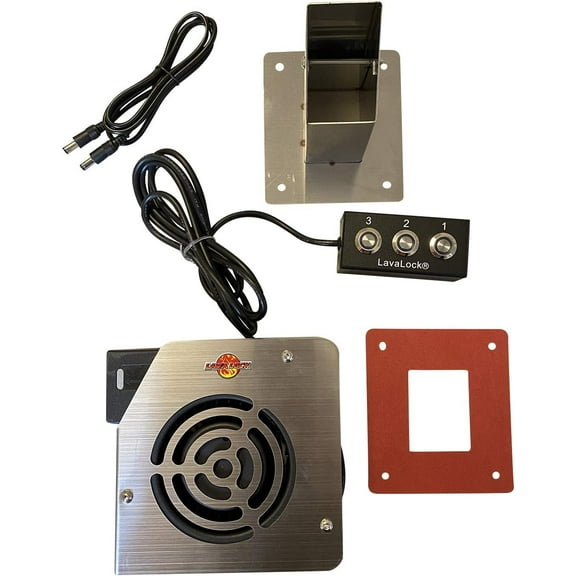 SF1 Super Fan BBQ Blower for smoker Pits Large 70 cfm - Stand Alone or use with LavaLock ATC-2