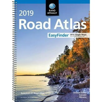 Road Atlas 2025年版 Large Scale Rand McNally Large Scale 2025 Road Atlas, 10.79