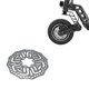 thumbnail image 2 of Piezas de freno de bicicleta para patinete eléctrico Kugoo G2 Pro Kugoo M4 Pro Afortunado Sencillez, 2 of 5
