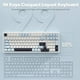 thumbnail image 4 of Teclado mecánico inalámbrico AULA F99 con retroiluminación RGB azul y blanco, 4 of 9
