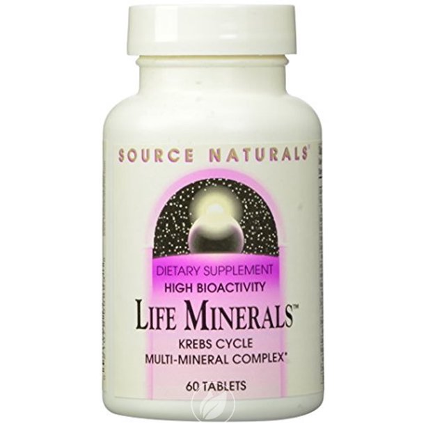(2 Pack) Source Naturals Life Minerals With Iron 60T