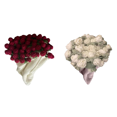 thumbnail image 1 of Manta Ramo Flores Material Bricolaje Crochet Regalos () Rojo, 1 of 6