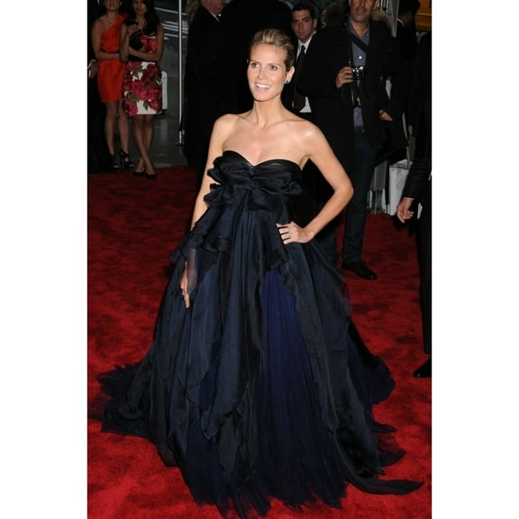 Heidi Klum At Arrivals For The Model As Muse Embodying Fashion Costume Institute Benefit