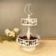 thumbnail image 2 of Soporte de 2 niveles para pasteles, postres, dulces, frutas y bocadillos. blanco, 2 of 9
