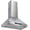 Sliver, variant on KOSTCH 30 inch Convertible Ducted Wall-Mount Range Hood, 600 CFM Kitchen Vent Hood with 3 Speed Exhaust Fan & LED Light, Kitchen Range Hood with Touchscreen Control Panel & Remote Control