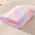 thumbnail image 5 of Glow in The Dark Throw Blanket 51 x 60 Inches, Luminous Blanket Super Soft Plush Flannel Fleece Blanket Gift for Girls Boys, Warm Cozy Glowing Blanket for Kids Bed Sofa Couch, 5 of 11