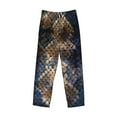 thumbnail image 4 of Balery Men'S Watercolor Snake Skin Pants,Sleepwear Pants,Pajama Pants,Pj Bottoms Drawstring And Pockets-Small, 4 of 9