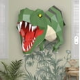 thumbnail image 2 of 3D Dinosaur Origami DIY Craft - Halloween Party Wall Decor,Origami DIY Craft Kit for Living Room Festive Holiday Handmade Ornament, 2 of 7