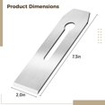 thumbnail image 4 of AMERTEERCA Bench Plane Blade  2 Inches High-Carbon Steel Plane Cutter  Block Plane Iron  Replacement Blade for Bench Plane & Jack Plane  Carpentry Hand Planer Blade  Woodworking Tool, 4 of 5