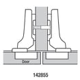 thumbnail image 2 of Blum Clip Top Hinges W/Cam Plate, 170 Degree Half, 2 of 2