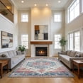 thumbnail image 4 of 8x10 Area Rugs Living Room Rug Washable Vintage Boho Rug No Slip Stain Resistant Soft Carpet Large Carpets for Bedroom Dining Room Farmhouse Hallway Home Office, 4 of 9