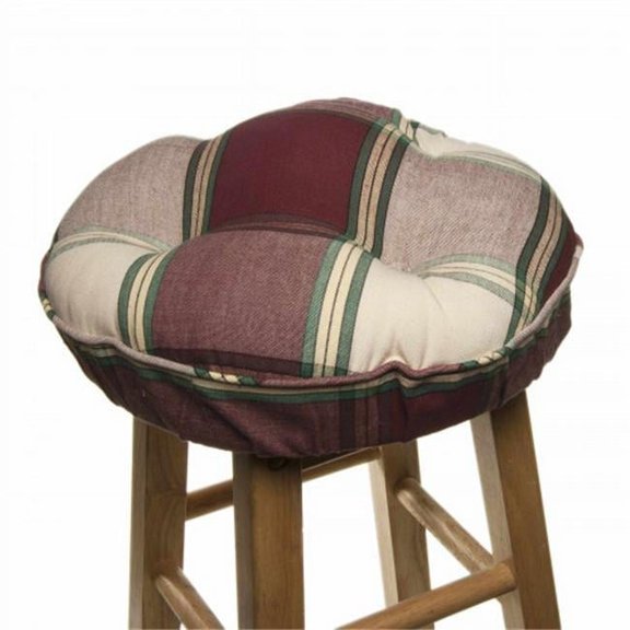 Mr. MJs Trading AG-61736 Bar Stool Cushion, Sherwood Burgundy