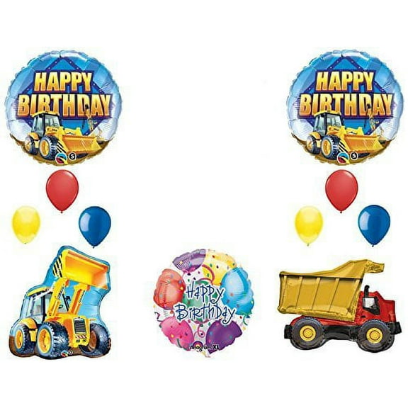 The Ultimate Construction Birthday Party Supplies and Balloon Decorations