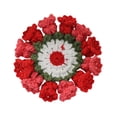 thumbnail image 4 of Crochet Coaster, Lily of the Valley Coaster, linda mesa de café Cup Mat Table de café Protector para comedor Café Decoración del hogar Rojo, 4 of 8