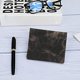 thumbnail image 4 of Tarjetero de vacunación Funda protectora Funda de piel con estampado de mármol (negro) Tmvgtek Oficina Multiescena Multifunción, 4 of 8