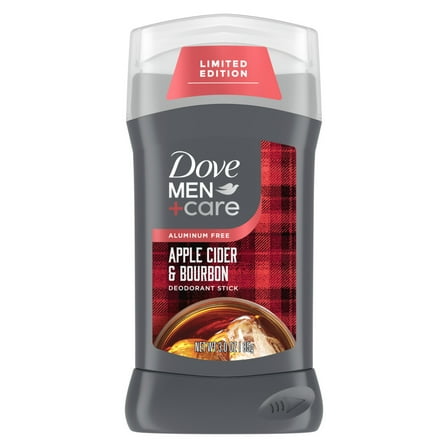 Dove Men Care Limited Edition Aluminum Free Deodorant Stick for Men Apple Cider & Bourbon, 3.0 oz