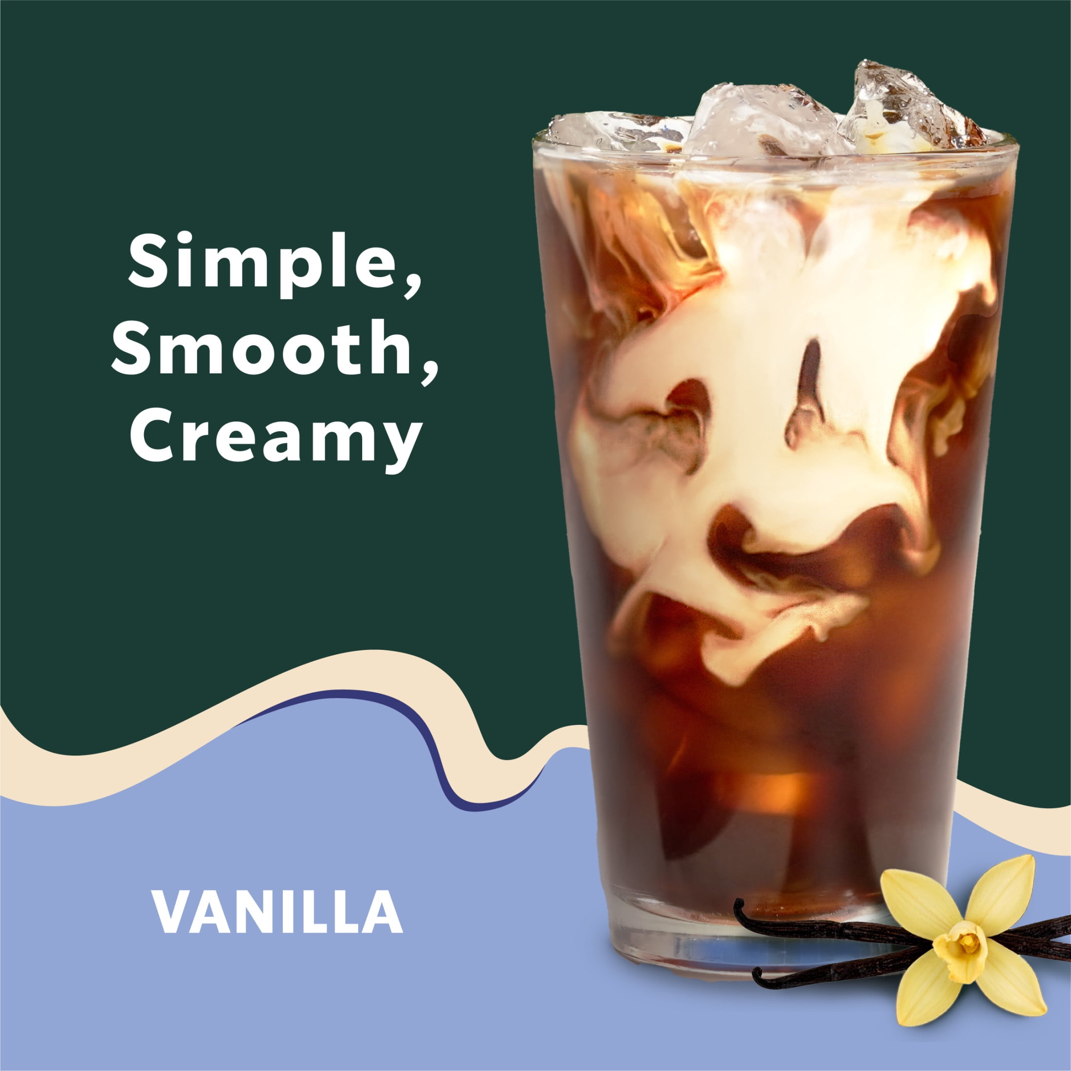 Starbucks Vanilla Flavored Sweet Cream Creamer, Perfect for Cold Brew & Iced Coffee  24 fl oz