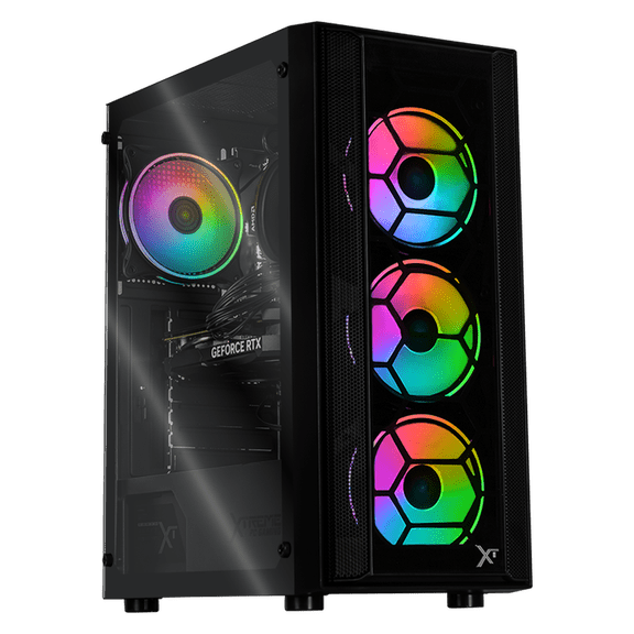 PC Gamer Xtreme PC Gaming NVIDIA GeForce RTX 5060 AMD Ryzen 5 5500 16GB SSD 1TB WIFI Black gaming 1080p, estudios y multitarea