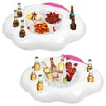 thumbnail image 1 of MasteelfCA Hemoton 2pcs Inflatable Drink Cooler Summer Party Floating Ice Bucket Inflatable Juice Chilling Pool Tray Buffet Cooler, 1 of 7