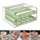 thumbnail image 5 of Caja de almacenamiento de huevos de 32 rejillas, cajón , ahorrador de espacio, soporte de plástico para huevos, organizador, contenedor de Sunnimix Caja de almacenamiento de huevos, 5 of 8