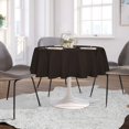 thumbnail image 3 of LAICAIW Round Tablecloth-48 Inch-Water Resistant Spill Proof Washable Polyester Table Cloth Decorative Fabric Table Cover for Dining Table, Buffet Parties and Camping, Brown, 3 of 7