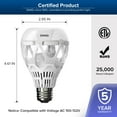 thumbnail image 3 of SANSI 22W A21 LED Bulb, 3000 Lumens Bright Light Bulb, E26 Base, 5000K Daylight Non-Dimmable, 2-Pack, 3 of 9