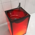 thumbnail image 3 of Vanity Art 33.5" Height Stone Resin Pedestal Freestanding Bathroom Sink Hand Wash Basin, 3 of 5