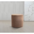 thumbnail image 2 of Pemberly Row Modern / Contemporary Soft Microsuede Fabric Brown Ottoman / Stool, 2 of 8
