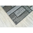 thumbnail image 5 of Premium 3D Hand Carved Thick Modern Contemporary Abstract Rug Design 3995 Silver Grey 2'7''x4', 5 of 11