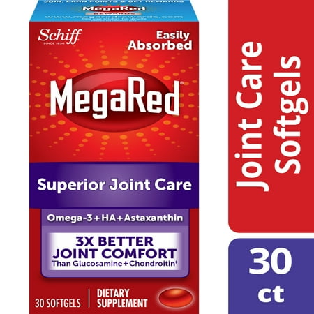 MegaRed Joint Care Omega-3 Krill Oil, 30 Softgels