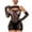 Black, variant on Womens Sleepwear Fishnet Dress Mesh Badydoll Sparkly Rhinestone Sleepwear High Elasticity Hollow Halter Neck Bodycon Dress Underwear Sheer Chemise Black