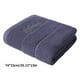 thumbnail image 4 of Toalla absorbente gruesa gris, regalo de toalla de baño con propiedades absorbentes de agua, 4 of 5