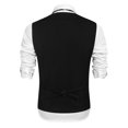 thumbnail image 5 of COOFANDY Men's Business Suit Vest,Slim Fit Formal Skinny Wedding Waistcoat,, 5 of 6