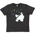 thumbnail image 3 of Inktastic Christmas Polar Bear and Cub with a star Youth T-Shirt, 3 of 5
